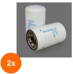 Donaldson Set 2 x Filtru Ulei P551381, Lungime 199 mm, Diam. Ext. 119 mm, Filet 1 1/2-12 un, Finetea 20 , Donaldson (RAJ-2xP551381)