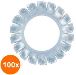 Rocast Set 100 x Saiba Elastica Crestaturi Exterioare Forma A 6798 Otel Zincat-25 (COR-100x6798A25S)