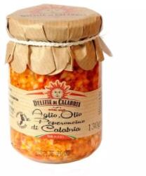 Delizie di Calabria Sos cu Usturoi, Ardei Iute si Ulei de Masline, Delizie di Calabria, 130 g