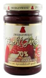 ZWERGENWIESE Gem BIO de Capsuni si Rubarba, Indulcit cu Sirop de Agave, 225 g, Zwergenwiese