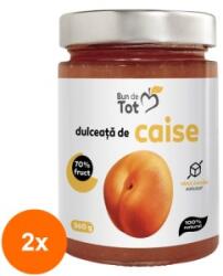 Bun de Tot Set 2 x Dulceata de Caise fara Zahar, 360 g, Bun de Tot