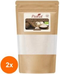 Pronat Zipp Pack Set 2 x Faina BIO de Cassava Extra Fina, 1 kg, Pronat