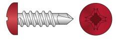 Rocast Surub Autoforant Cap Bombat Forma N 7504 Otel Vopsit-4.2x13 R 5010 (7504N42137S)