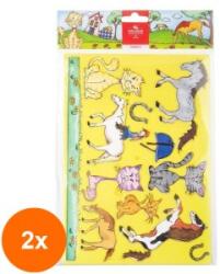 KOH-I-NOOR Set 2 x Sablon Animale, Ferma II, 31 X 20 cm, Koh-I-Noor (HOK-2xKH-K982 013)