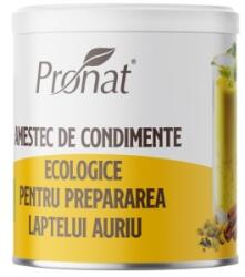 Pronat Can Pack Amestec de Condimente Bio pentru Prepararea Laptelui Auriu, 100 g, Pronat