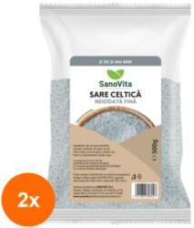 SanoVita Set 2 x Sare Celtica Fina Neiodata, Sanovita, 500 g