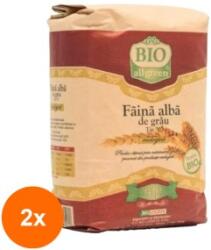 Bio All Green Set 2 x Faina Alba de Grau Eco, Tip 0, Bio All Green, 1 kg