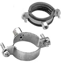 Rocast Colier Ranforsat-banda 20x2.0mm fara Protectie Cauciuc Piulita M10--110mm (CM9.110S)