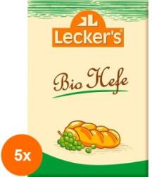Lecker's Set 5 x Drojdie Uscata Bio, 9 g Lecker’s