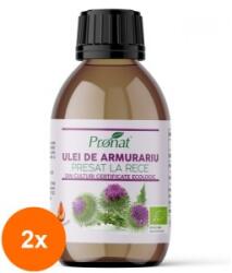 Pronat Glass Pack Set 2 x Ulei BIO de Armurariu, Presat la Rece, 100 ml, Pronat