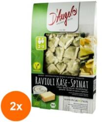 D'Angelo Set 2 x Ravioli Bio cu Branza si Spanac, D'Angelo Pasta, 250 g