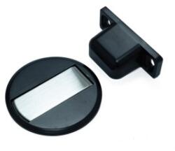 Ideal Feroluc Opritor Magnetic pentru Usi, Model Carisma, Finisaj Negru Mat (IFR-18402)