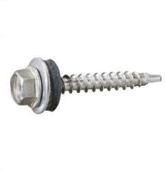 Rocast Surub Autoforant Cap Hex Redus si Saiba Epdm, Otel Zincat, 4.8 x 19 (X02034819S)
