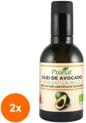 Pronat Glass Pack Set 2 x Ulei Bio de Avocado Presat la Rece, 250 ml