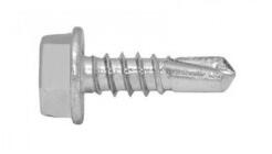 Rocast Surub Autoforant cu Cap Hex Forma K din 7504, Otel, Zincat - 4.2 X 13 Ral 6003 (7504K42135S)