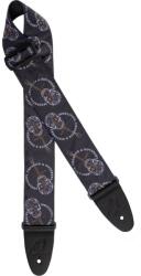 Ortega Nylon Guitar-Strap - Black Skull