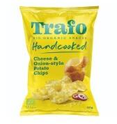 Trafo Chipsuri Bio din Cartofi, Prajite Manual, Cascaval si Ceapa, 125 g, Trafo