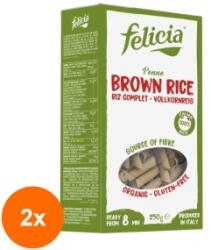 Felicia Bio Set 2 x Penne Bio, Felicia, din Faina de Orez Integral, 250 g