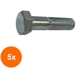 Rocast Set 5 x Surub Partial Filetat Cap Hexagonal 931 Otel Gr. 8.8 Zincat-M27 x 100 (COR-5x0931827100S)