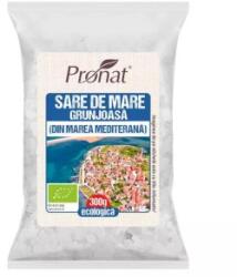 Pronat Foil Pack Sare de Mare Bio Grunjoasa, din Marea Mediterana, 300 g, Pronat