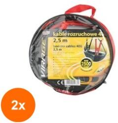 Moje Auto Set 2 x Cablu de Transfer Curent 400 A, 2.5 m, Virage (DEM-2xMDR-94-036)