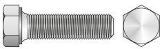 Rocast Surub Total Filetat Cap Hexagonal 933 Otel Gr. 8.8 Zincat-M4 X 45 (09338445S)