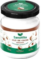 SanoVita Ulei de Cocos Extravirgin Ecologic, Presat la Rece, Sanovita, 200 ml