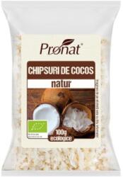 Pronat Foil Pack Chipsuri Bio din Nuca de Cocos, Natur, 100 g