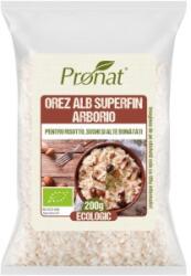 Pronat Foil Pack Orez Alb Superfin Arborio pentru Risotto, Sushi si alte Bunatati Bio 200 g Pronat