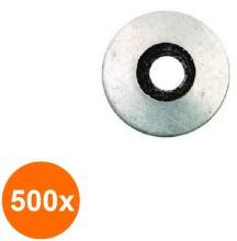 Rocast Set 500 x Saiba Cauciucata Epdm Pentru Etansare Otel Zincat-4.8x14 (COR-500xX02204814S)