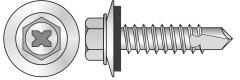Rocast Surub Autoforant Cap Hex + Saiba Epdm 16mm Otel Zincat-5.5x 63 (X02015563S)