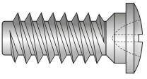 Rocast Eurosurub Cap Bombat O9 mm Locas Z Filet Dublu Otel Zamac-L 16 (VR.7461.07S)