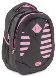 Univerzal Ghiozdan 2 in 1 Extreme 4 Me, 33.5 x 20 x 46.5 cm, Negru, Roz (KH-U1819)