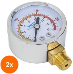 Z-tools Set 2 x Manometru Verificare Presiune, 10 Bar (LIZ-2xZLN-ZTS8374)