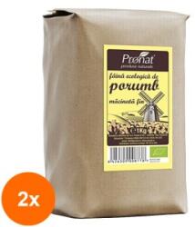 Pronat Paper Pack Set 2 x Faina Bio de Porumb Macinata Fin, Pronat, 1 kg