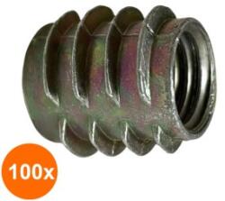 Rocast Set 100 x Piulita Insertie Soclu Hexagonal Otel, M 8, D 14.0, L 15, SW 8 (COR-100XVR.2288.04S)