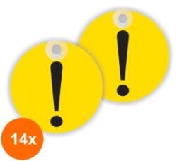 Jolie Set 14 x 2 Semne Incepator cu Ventuze, Jolie (DEM-14xMDR-040101)