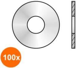 Rocast Set 100 x Saiba Plata Serie Mare 3d din 9021, Plastic - 13 (COR-100x9021713S)