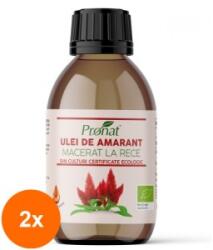 Pronat Glass Pack Set 2 x Ulei BIO din Seminte de Amarant, Macerat la Rece, 100 ml, Pronat