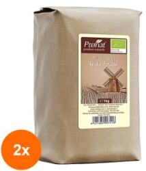 Pronat Paper Pack Set 2 x Faina Bio Integrala de Grau Spelta, Pronat, 1 kg