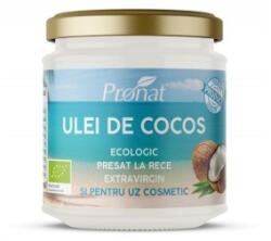 Pronat Glass Pack Ulei de Cocos Extravirgin BIO Presat la Rece 200 ml, Pronat