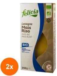 Molino Andriani Set 2 x Lasagna BIO Malai si Orez, 250 g, Felicia