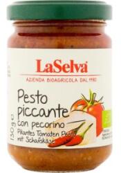 LaSelva Pesto Picant cu Ardei Iute si Branza de Oaie, Bio, 130 g, La Selva