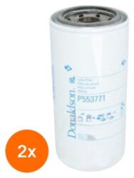 Donaldson Set 2 x Filtru Ulei P553771, Lungime 200 mm, Diametru Exterior 93 mm, Filet 1-12 un, Finetea 40 , Donaldson (RAJ-2XP553771)