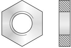 Rocast Piulita Hexagonala Joasa Forma B 439 Otel Gr. 4 Zincat-M10 (0439410S)