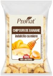 Pronat Foil Pack Chipsuri de Banane cu Miere, 100 g