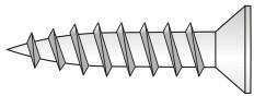 Index Surub Pvc 20 Otel Zincat Alb-4.3 X 25 (X08124325S)