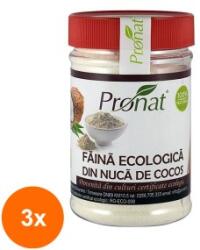 Pronat Pet Pack Set 3 x Faina Bio din Nuca de Cocos, Pronat, 130 g