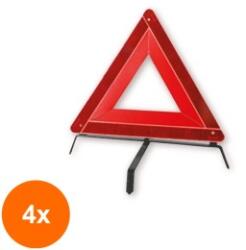 Mediarom Set 4 x Triunghi Reflectorizant pentru Semnalizare (DEM-4xMDR-DDT)