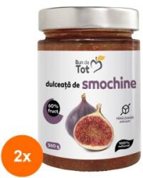 Bun de Tot Set 2 x Dulceata de Smochine fara Zahar, 360 g, Bun de Tot